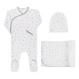 Ely's & Co Ivory/Blue Cluster Leaf Take Me Home Set