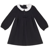 Mini P Black Ponte Bow Detail Dress