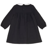 Mini P Black Ponte Bow Detail Dress