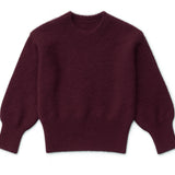 Teela Burgundy Mohair Sweater