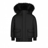 Scotch Bonnet Black Quilted Reversible Down Coat
