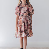 Petite Amalie Photo Rose Print Celine Dress