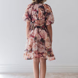 Petite Amalie Photo Rose Print Celine Dress