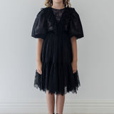 Petite Amalie Black/Pink Anais Dress