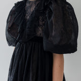 Petite Amalie Black/Pink Anais Dress