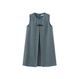 Valen Vee Blue Fran Scalloped Jumper