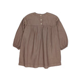 Buho Taupe Lurex Dress