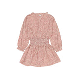 Buho Burgundy Speckle Dress