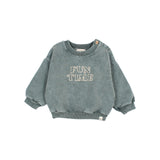Buho Slate Green Fun Sweatshirt