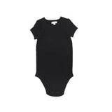 Lil Legs Black Short Sleeve Onesie