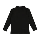 Lil Legs Black Bamboo Mockneck