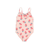 Buho Cream Pink Strawberry Bathing Suit