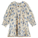 Emile Et Ida Orchid Bleu Smocked Orchid Bleu Dress