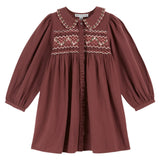 Emile Et Ida Violine Smocked Dress