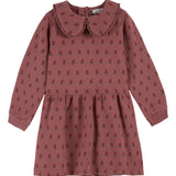 Emile Et Ida Poppy Violine Printed Fleece Dress