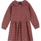 Emile Et Ida Poppy Violine Printed Fleece Dress