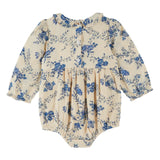 Emile Et Ida Orchid Bleu Smocked Romper