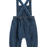 Emile Et Ida Denim Embroidered Overalls
