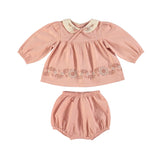 Bebe Organic Dusty Blooms Scarlet Set