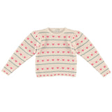Bebe Organic Natural Heart Josie Sweater