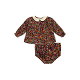 Piupiuchick Floral Peter Pan Collar Set