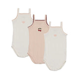 Mema Heart Set Pointelle Undershirts