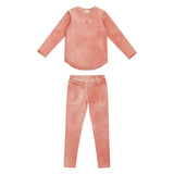 Crew Pink Dot Velour Pj’s