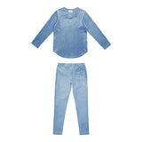 Crew Blue Dot Velour Pj’s