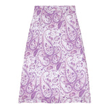 Teela Purple Paisley Skirt