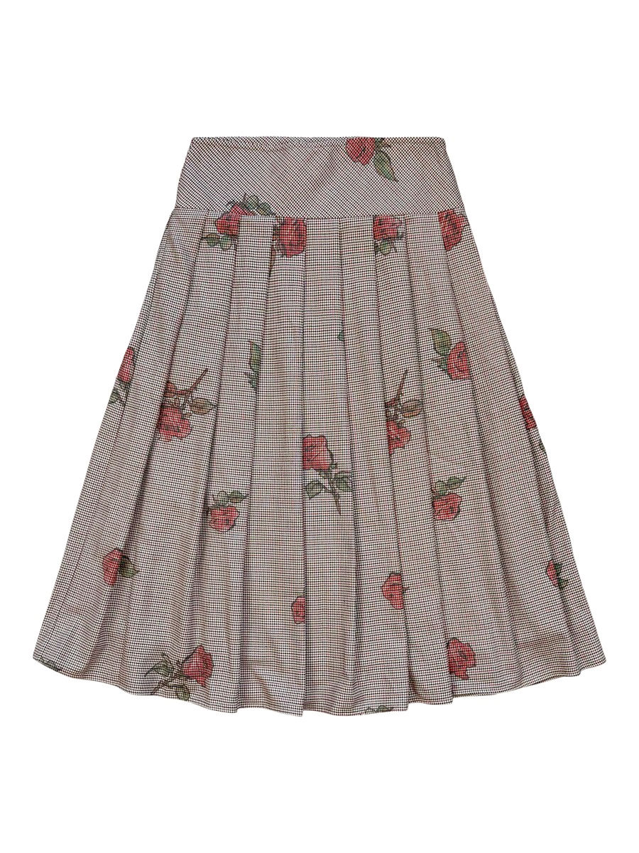 Alitsa Houndstooth Skirt