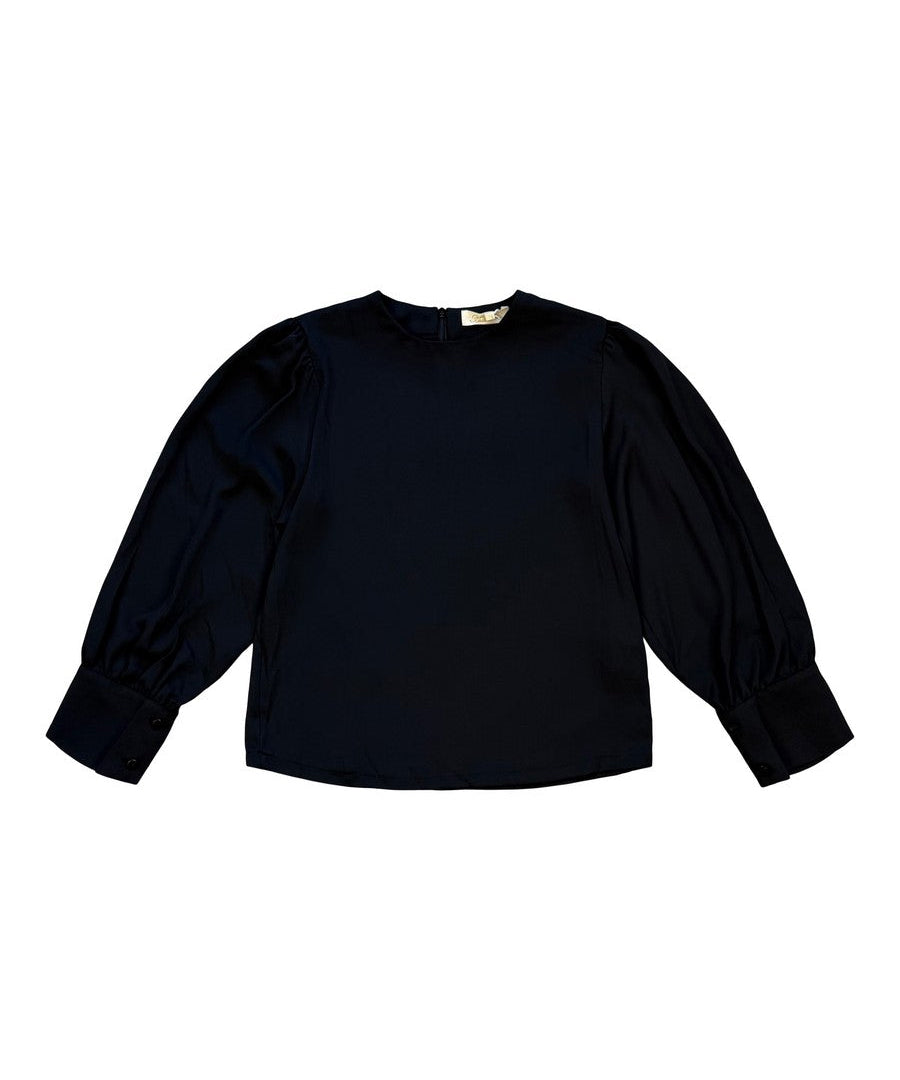 Alitsa Black Crepe Top