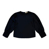 Alitsa Black Crepe Top