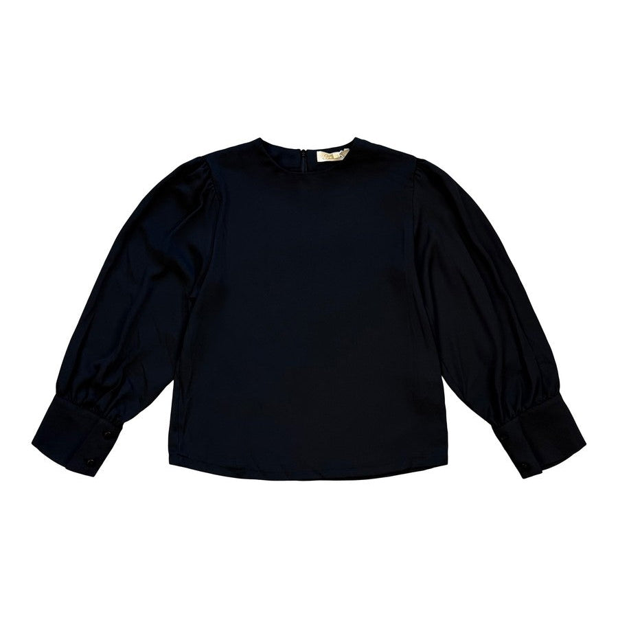 Alitsa Black Crepe Top