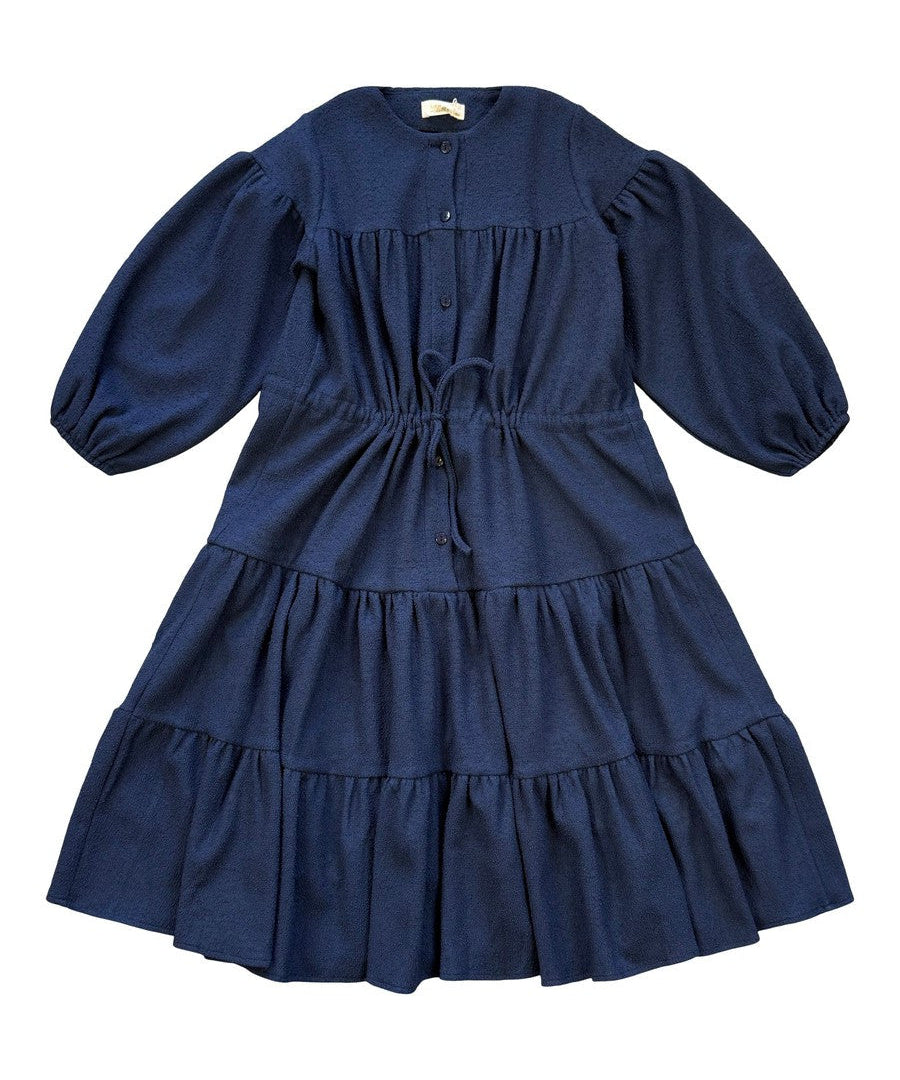 Alitsa Navy Boucle Dress