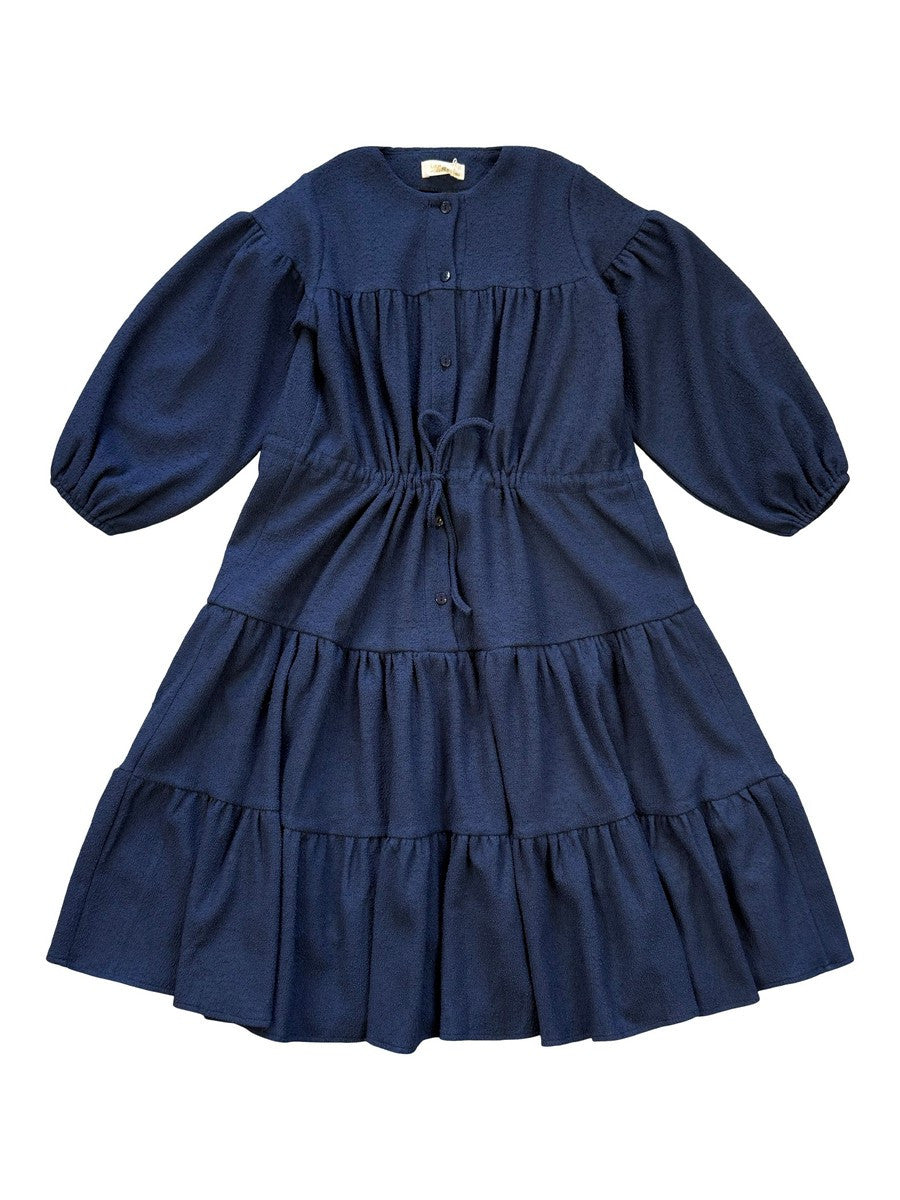 Alitsa Navy Boucle Dress