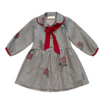 Alitsa Houndstooth Flower Dress