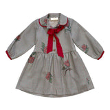 Alitsa Houndstooth Flower Dress