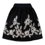 Alitsa Black Mesh Skirt