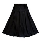 Emm Black Wool Skirt
