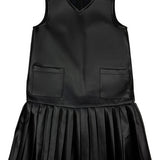 Teela Black Leather Jumper