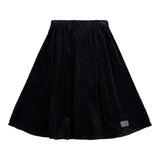 Le Bon Re Black Corduroy Skirt