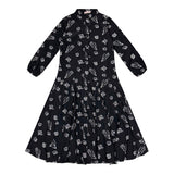 Goldthreads Black/White Floral Dress