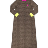 Parni Leopard/Hot Pink Nightgown