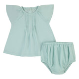 Ra & Da Baby Blue Pintuck Set