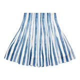 Alitsa Blue Stripe Pleated Skirt