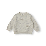 BeneBene Ecru Love Written Sweatshirt