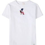 Minimoi White The Boy's Favorite Seat Tee