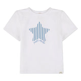 Minimoi White Petit Etoile Star Tee