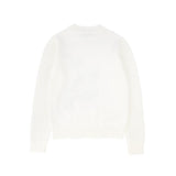 Valentina Ivory Pointelle Flower Embroidered Sweater