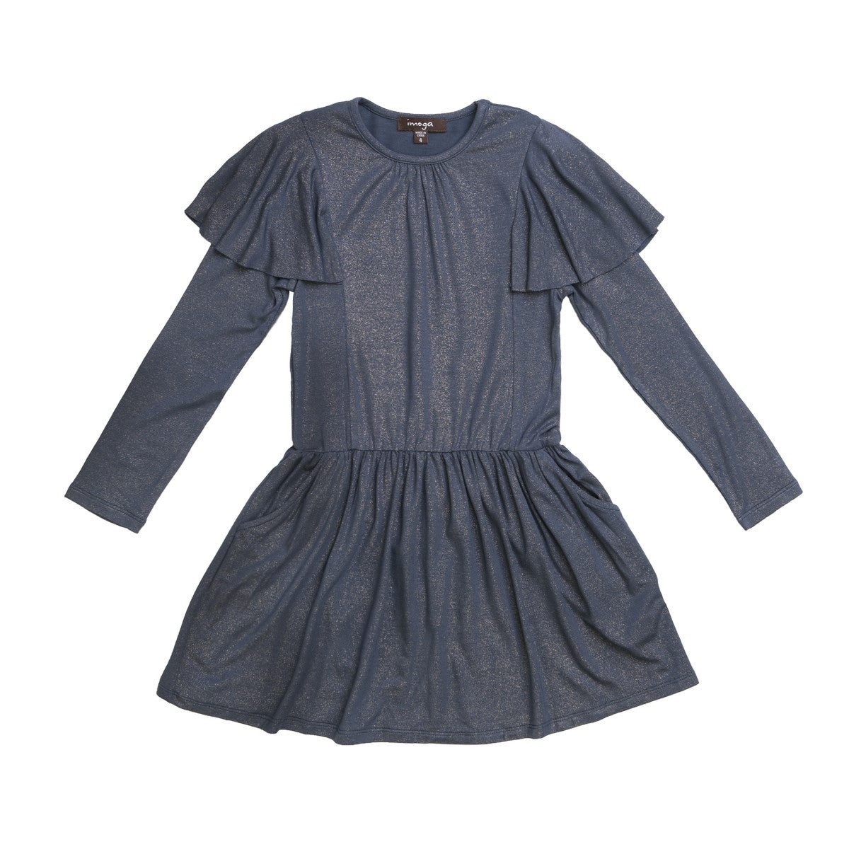 Imoga Navy Gold Moritz Dress